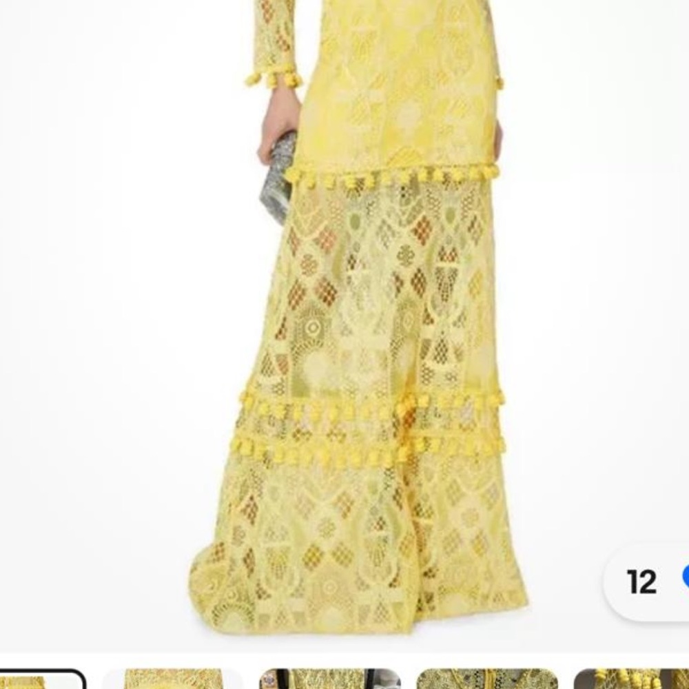Alexis Yellow Thora Maxi Dress